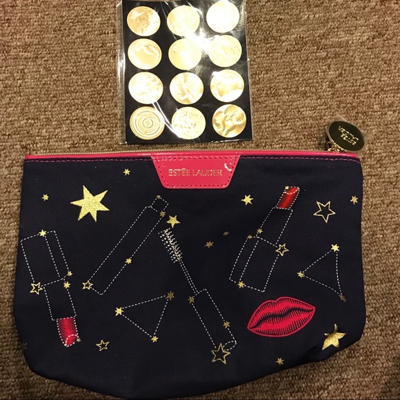 Estée Lauder ASTROLOGY MAKEUP BAG and stickers - Picture 3 of 8